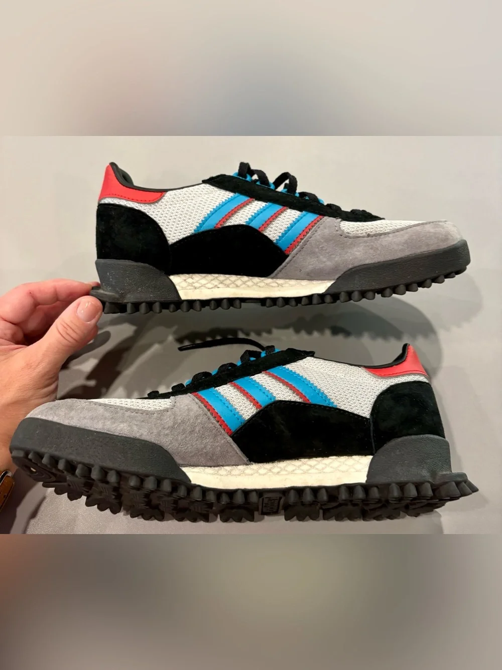 Adidas Marathon TR Low Top Sneaker B28134 Grey/Chalk White/Core Black M5.5/W7